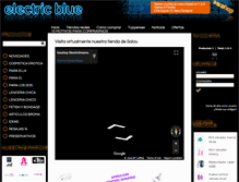 Tablet Screenshot of electricbluesexshop.com